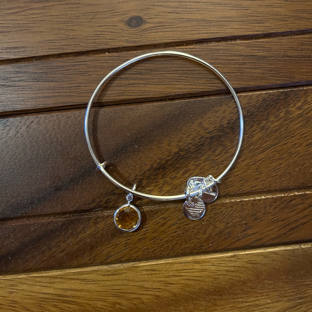 Alex and Ani Yellow Topaz Bracelet